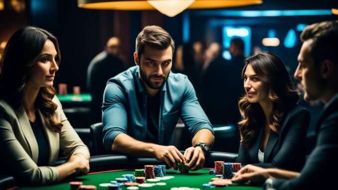 Poker Amerika dengan Taruhan Pot-Limit